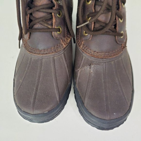 Ugg Mens Yucca 1015382 Brown Waterproof Winter Leather Duck Boots Size 10 main image 12